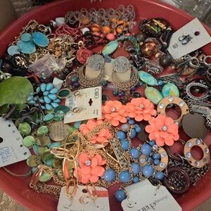 Elegant Gold and Blue Statement Necklace